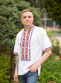 Сорочка ромб коротка